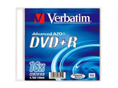 Płyta DVD+R VERBATIM 4.7GB 4* Płyta DVD+R VERBATIM 4.7GB 4*