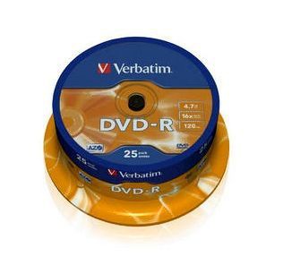 Płyta DVD-R VERBATIM (25)4.7GB